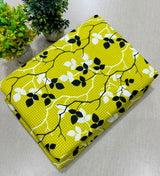 PRINTED FLORAL POLO COTTON 2PC FOR MIDSUMMER SALE UNSTITCHED DRESS