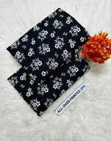 PRINTED FLORAL POLO COTTON 2PC FOR MIDSUMMER SALE UNSTITCHED DRESS