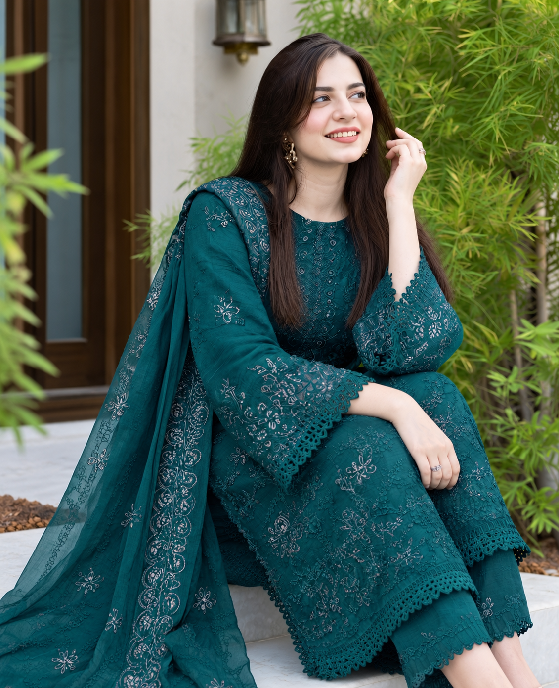 DANANEER WINTER HEAVY 3PC EMBROIDERY ZINC IR-2026