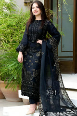 Premium Lawn 3pc Heavy Embroidery with Embroidered Chiffon Dupta ⭐⭐⭐⭐⭐ 4.9/5 (150 Reviews)