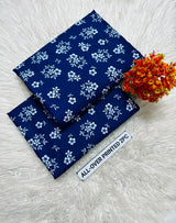 PRINTED FLORAL POLO COTTON 2PC FOR MIDSUMMER SALE UNSTITCHED DRESS