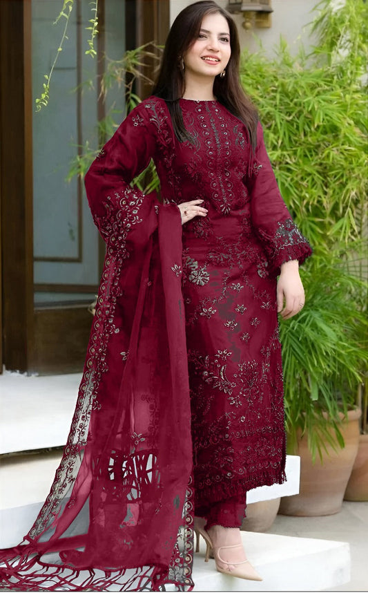 DANANEER WINTER HEAVY 3PC EMBROIDERY IR-2026/1