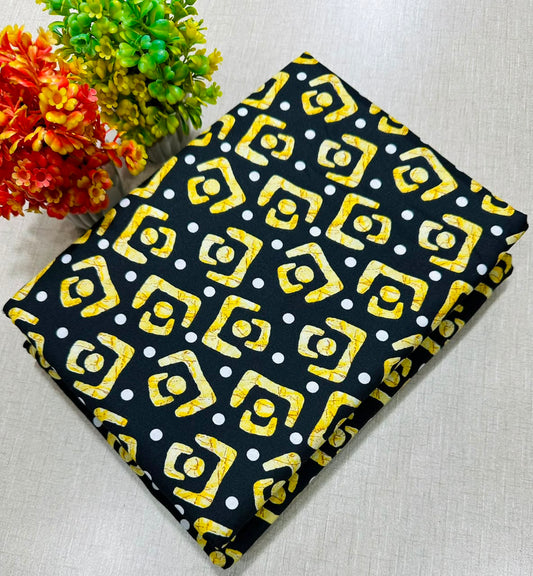 PRINTED FLORAL POLO COTTON 2PC FOR MIDSUMMER SALE UNSTITCHED DRESS