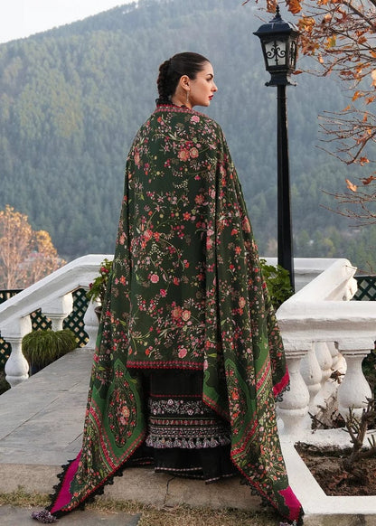 Premium Lawn 3pc Heavy Embroidery with printed Monar Shawl