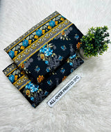 PRINTED FLORAL POLO COTTON 2PC FOR MIDSUMMER SALE UNSTITCHED DRESS