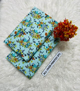 PRINTED FLORAL POLO COTTON 2PC FOR MIDSUMMER SALE UNSTITCHED DRESS