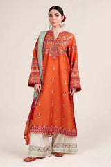 Premium Lawn 3pc Heavy Embroidery with printed Monar Shawl