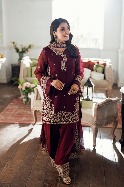Premium Lawn 3pc Heavy Embroidery with Embroidered chiffon Dupta