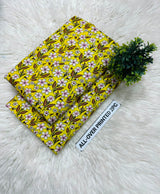 PRINTED FLORAL POLO COTTON 2PC FOR MIDSUMMER SALE UNSTITCHED DRESS