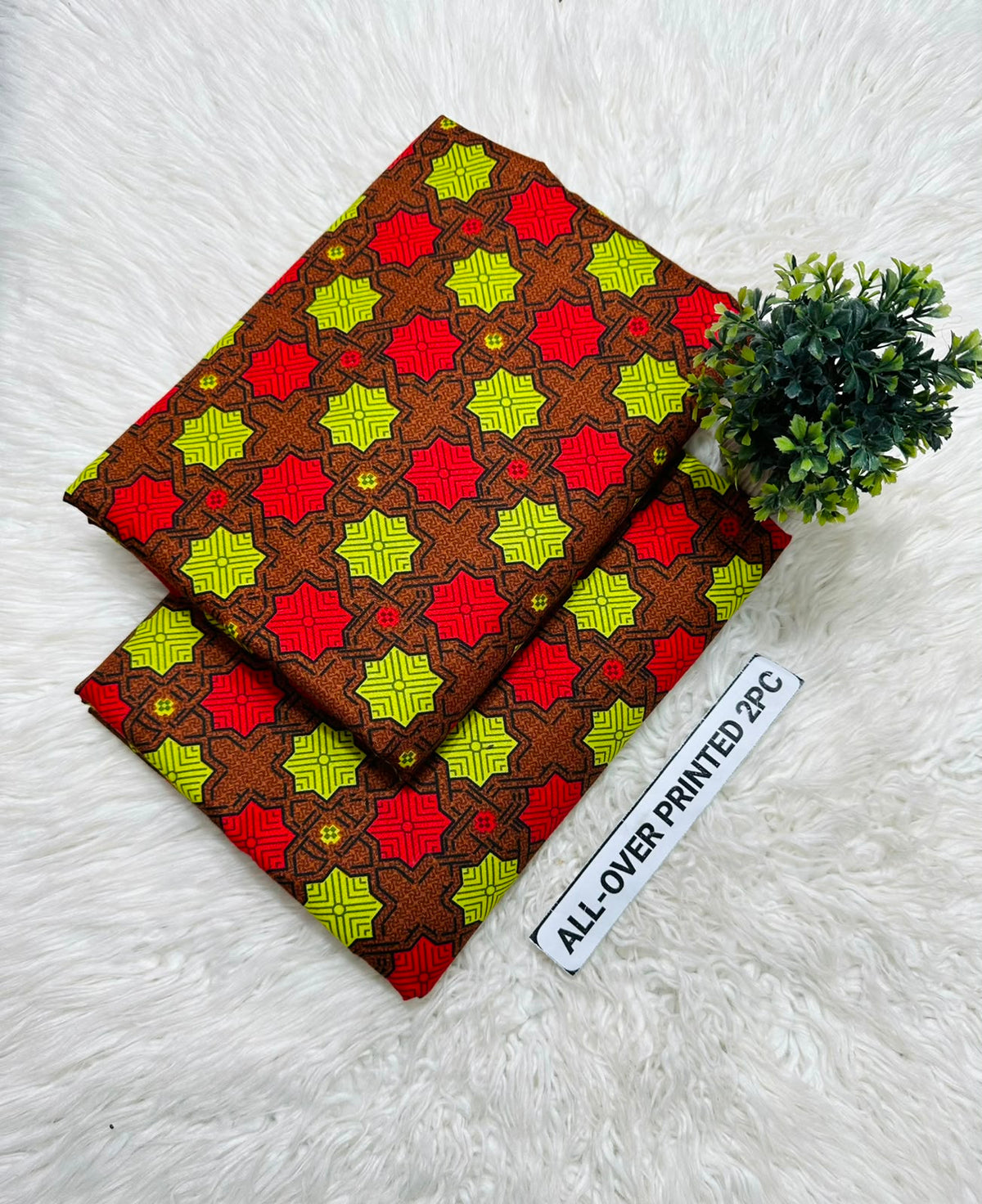 PRINTED FLORAL POLO COTTON 2PC FOR MIDSUMMER SALE UNSTITCHED DRESS