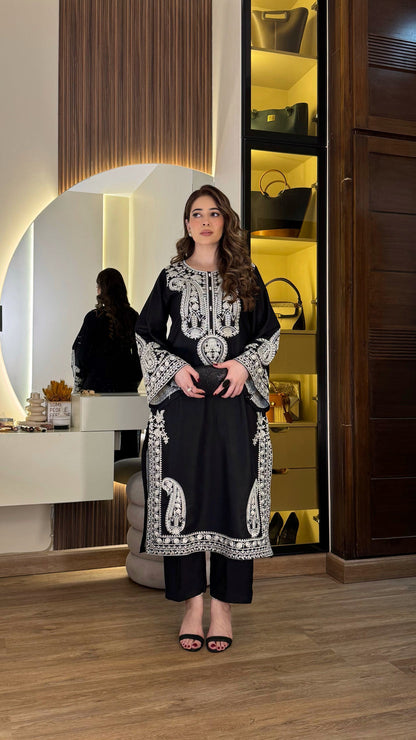 Premium Lawn 3pc Heavy Embroidery with ready to wear chiffon dupta