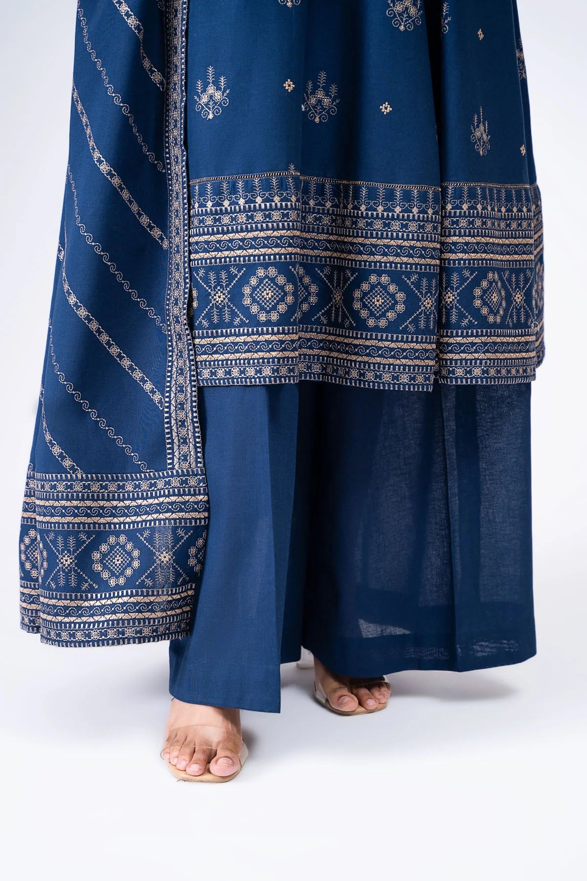Premium Lawn 3pc Heavy Embroidery with ready to wear Lawn Dupta