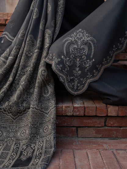 Premium Lawn 3pc Heavy Embroidery with printed Monar Shawl