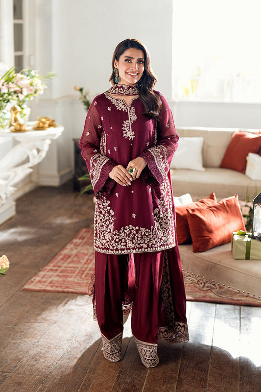 Premium Lawn 3pc Heavy Embroidery with Embroidered chiffon Dupta