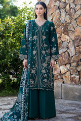 Premium Lawn 3pc Heavy Embroidery with printed Monar Shawl