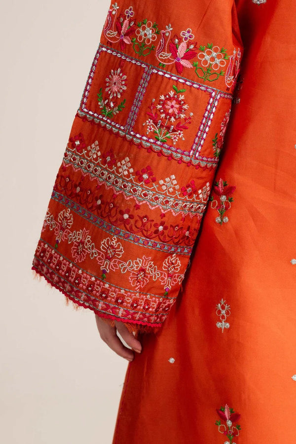 Premium Lawn 3pc Heavy Embroidery with printed Monar Shawl