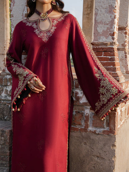 Premium Lawn 3pc Heavy Embroidery with printed Monar Shawl