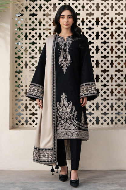 Premium Lawn 3pc Heavy Embroidery with printed Monar Shawl
