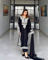 Premium Lawn 3pc Heavy Embroidery with ready to wear chiffon dupta