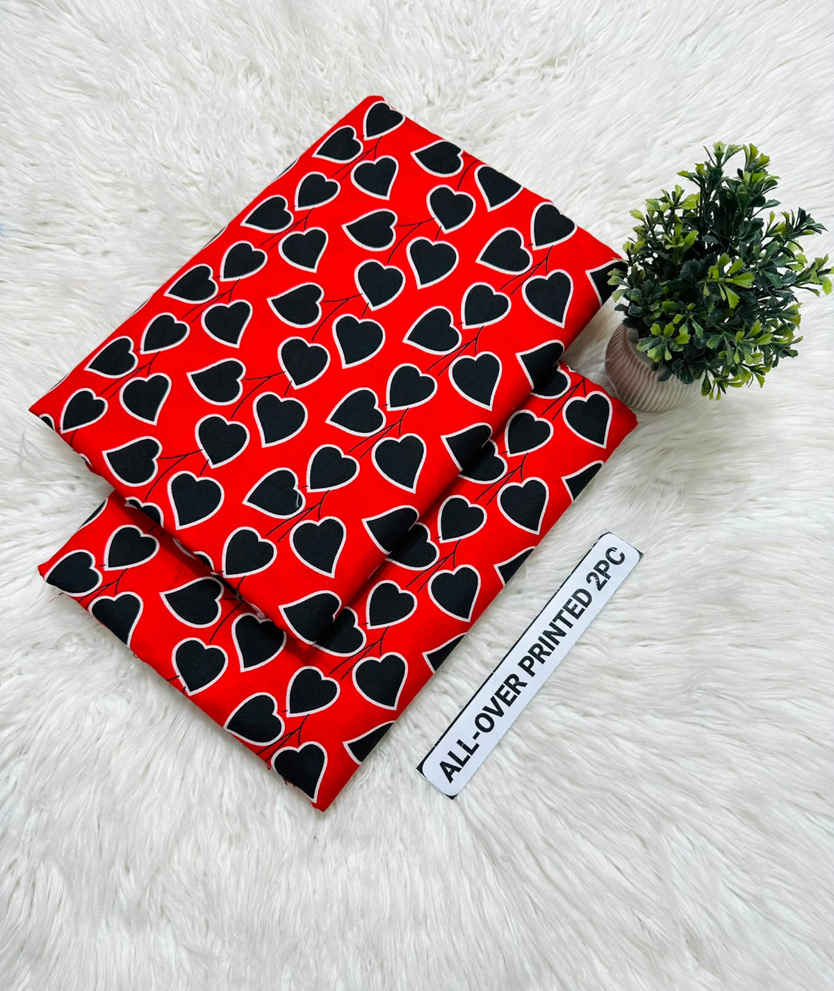 PRINTED FLORAL POLO COTTON 2PC FOR MIDSUMMER SALE UNSTITCHED DRESS
