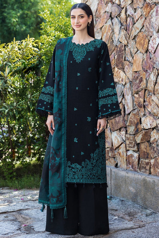 Premium Lawn 3pc Heavy Embroidery with printed Monar Shawl