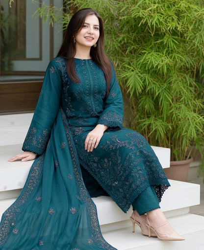 DANANEER WINTER HEAVY 3PC EMBROIDERY ZINC IR-2026